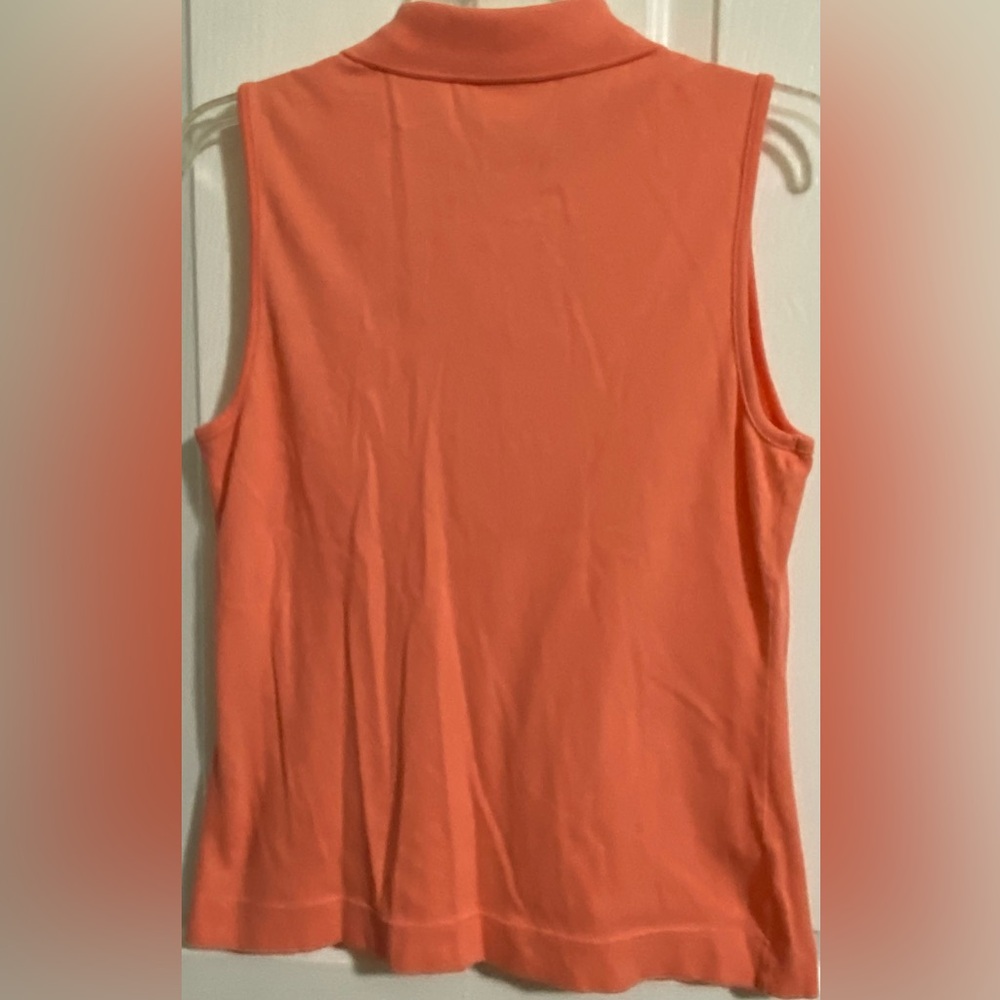 LACOSTE WOMENS CORAL POLO SHIRT - Picture 6 of 10